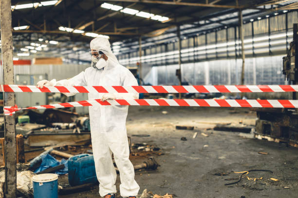 Professional Drug Lab Cleanup technician working in Ranger, GA